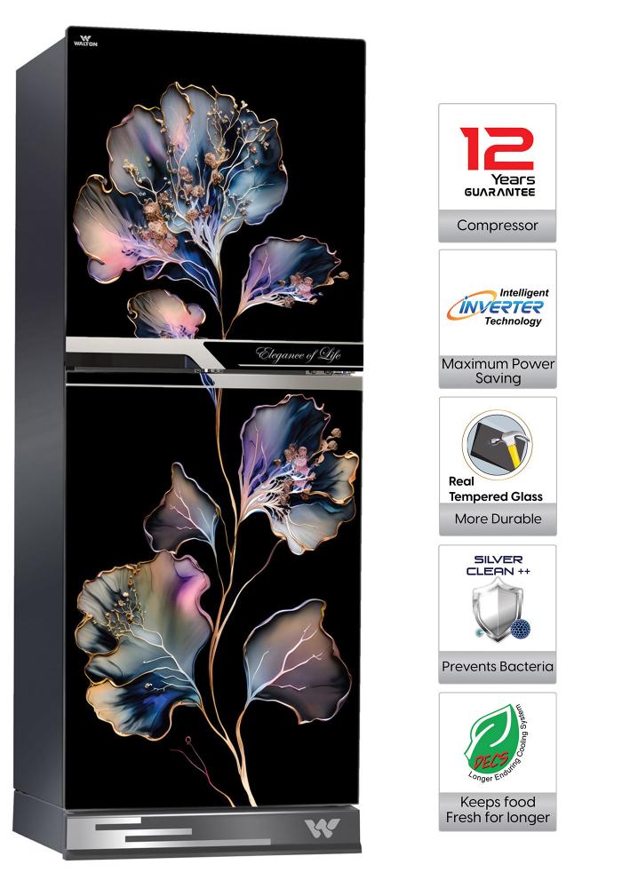 ওয়ালটন রেফ্রিজারেটর-ফ্রিজার- WFC-3D8-GDEH-XX (Inverter)