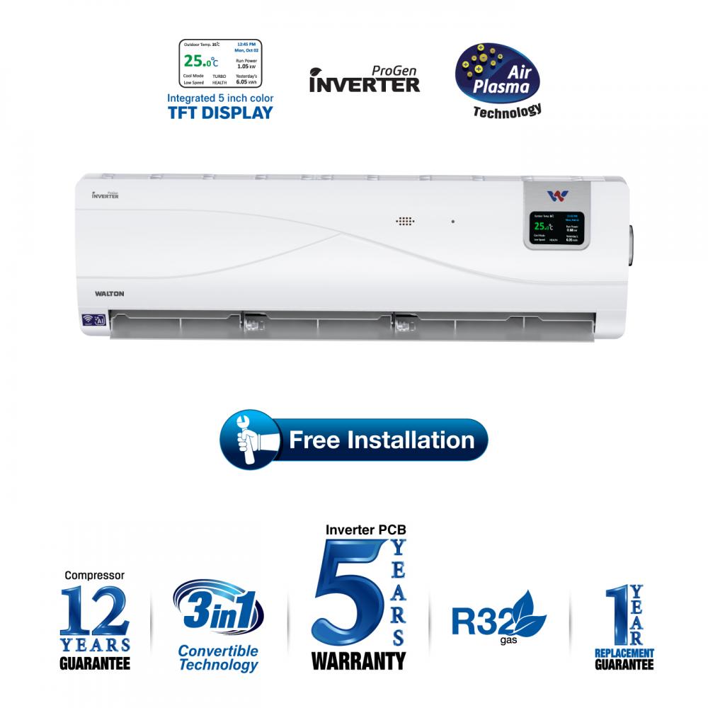 Walton 1.5 Ton ProGen Inverter Ac WSI-PROGEN (ICONIC DISPLAY)-18H [SOLAR HYBRID]